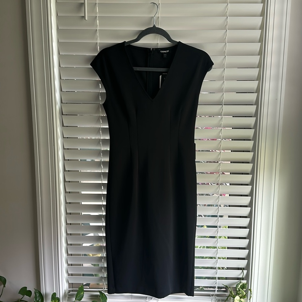 Black Express Knit Dress